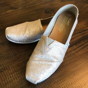 Sparkly Gold Toms